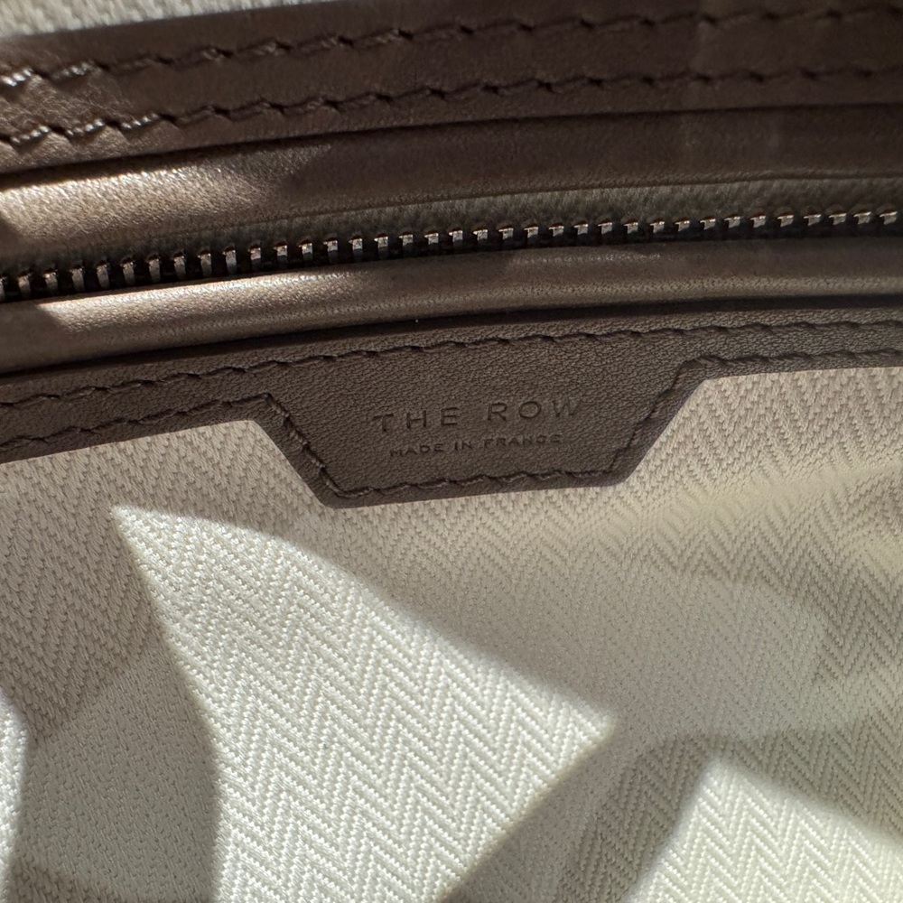 The Row Marlo 14 Brown Leather Tote - Picture 8 of 11